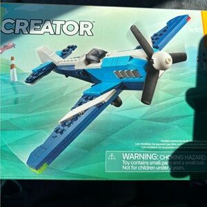 Lego Creator Blue and White Stunt Plane
